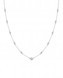 MARQUISE PEAR DIAMOND BY THE YARD NECKLACE (TN471)