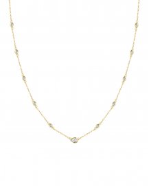 MARQUISE PEAR DIAMOND BY THE YARD NECKLACE (TN471)