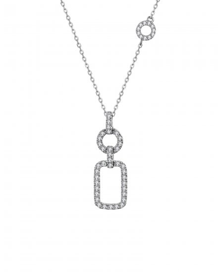 DIAMOND DANGLE DROP NECKLACE (TN481)