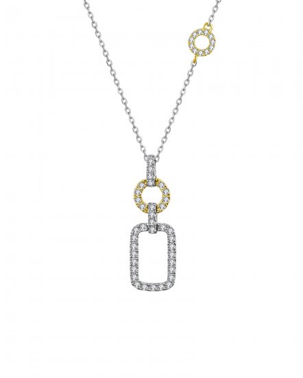 DIAMOND DANGLE DROP NECKLACE (TN481)