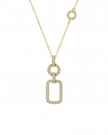 DIAMOND DANGLE DROP NECKLACE (TN481)