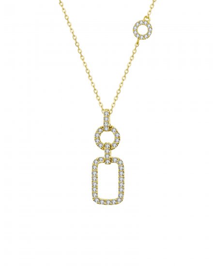 DIAMOND DANGLE DROP NECKLACE (TN481)