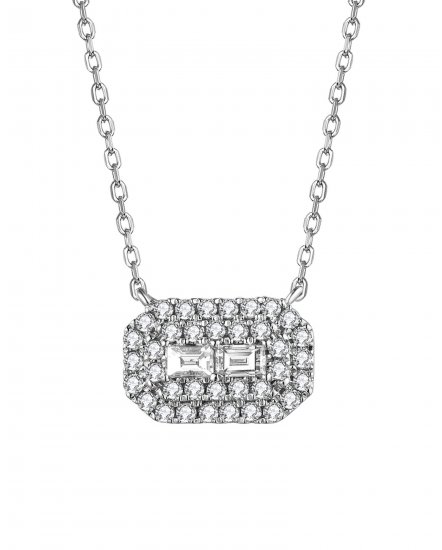 BAGUETTE DIAMOND NECKLACE (TN497)