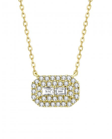 BAGUETTE DIAMOND NECKLACE (TN497)