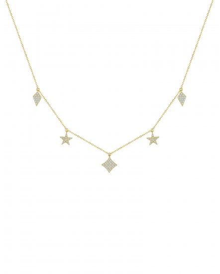 DIAMOND DANGLE NECKLACE (TN520)