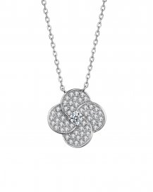 CLOVER STYLE DIAMOND NECKLACE (TN523)
