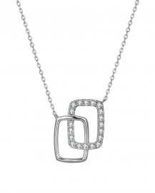 INTER LINKED STYLE DIAMOND NECKLACE (TN529)