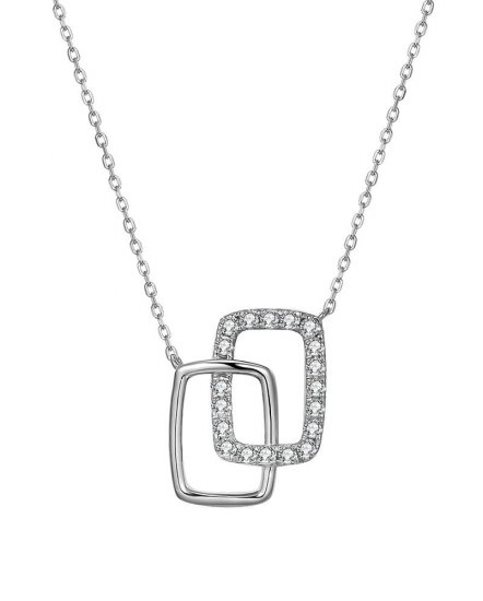 INTER LINKED STYLE DIAMOND NECKLACE (TN529)