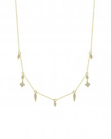 DIAMOND DANGLE NECKLACE (TN535)