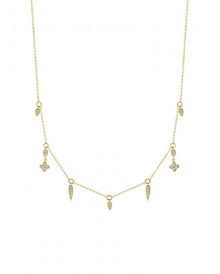 DIAMOND DANGLE NECKLACE (TN535)