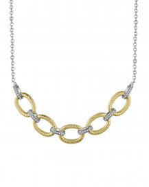 LINK STYLE DIAMOND NECKLACE (TN572)