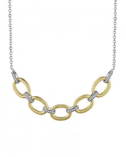 LINK STYLE DIAMOND NECKLACE (TN572)