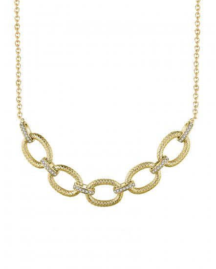 LINK STYLE DIAMOND NECKLACE (TN572)