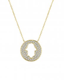 HAMZA ROUND DIAMOND NECKLACE (TN616)