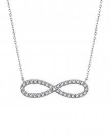 INFINITY STYLE DIAMOND NECKLACE (TN635)