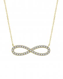 INFINITY STYLE DIAMOND NECKLACE (TN635)