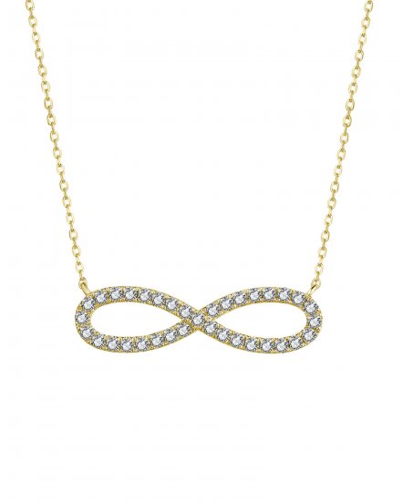 INFINITY STYLE DIAMOND NECKLACE (TN635)