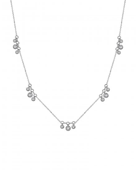 DIAMOND BY THE YARD DANGLE NECKLACE (TN653)