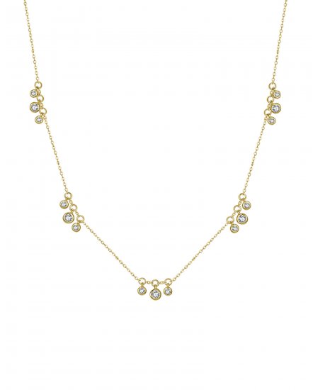 DIAMOND BY THE YARD DANGLE NECKLACE (TN653)