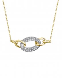 INTER LINKED STYLE DIAMOND NECKLACE (TN654)