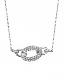 INTER LINKED STYLE DIAMOND NECKLACE (TN654)