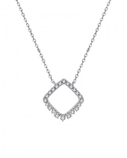 RHOMBUS STYLE DIAMOND NECKLACE (TN767)