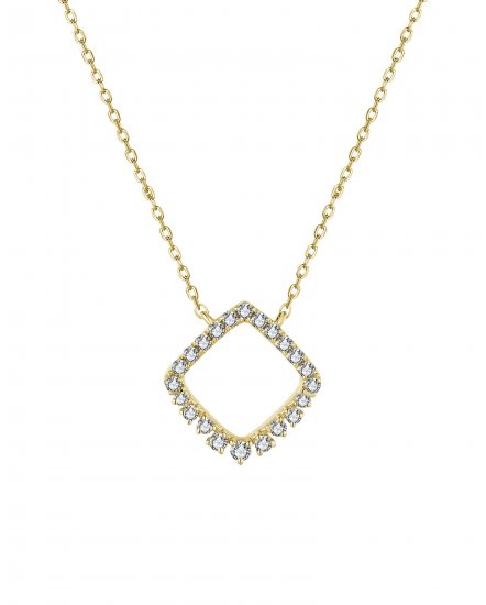 RHOMBUS STYLE DIAMOND NECKLACE (TN767)