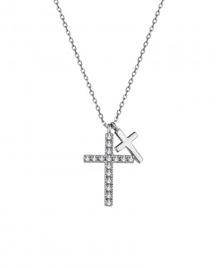 CROSS DIAMOND NECKLACE (TN798)