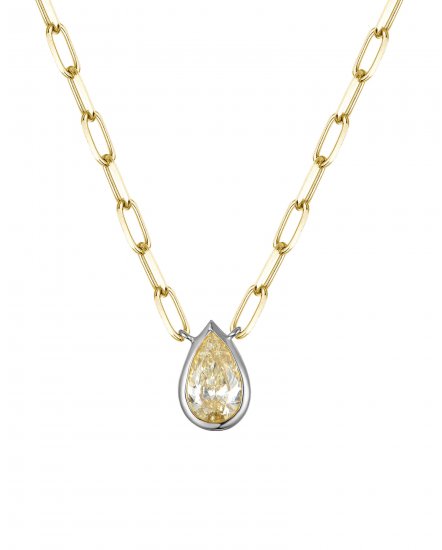 PEAR DIAMOND NECKLACE (TN855)