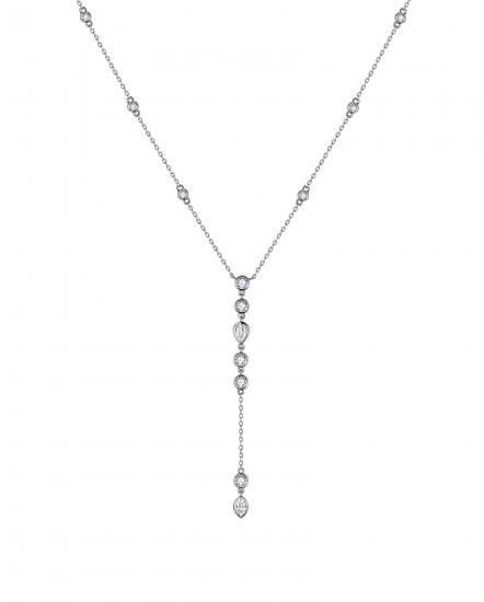 DIAMOND DANGLE DROP NECKLACE (TN966)