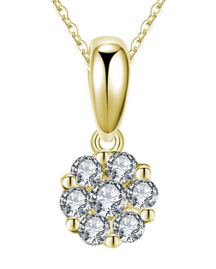 FLORAL STYLE DIAMOND PENDANT (TP1002)