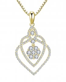 LEAF DIAMOND PENDANT (TP1063)