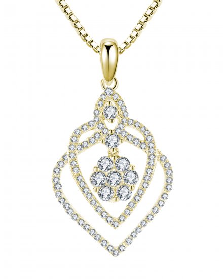 LEAF DIAMOND PENDANT (TP1063)
