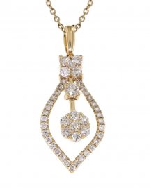LEAF STYLE DIAMOND PENDANT (TP1135)