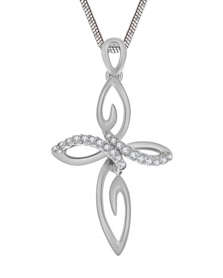 CROSS DIAMOND PENDANT (TP1253)