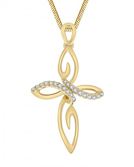 CROSS DIAMOND PENDANT (TP1253)