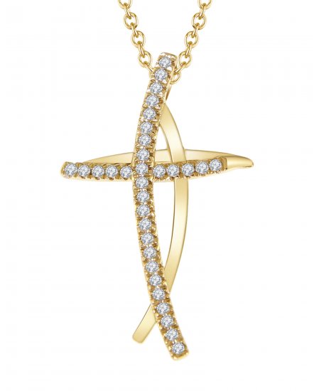 CROSS DIAMOND PENDANT (TP1330)