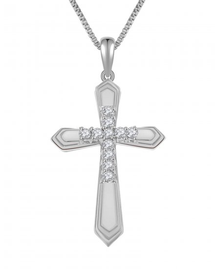 CROSS DIAMOND PENDANT (TP1351)