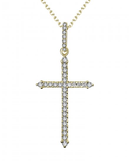 CROSS DIAMOND PENDANT (TP1357)