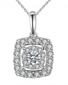 SQUARE SHAPE DIAMOND PENDANT (TP1418)