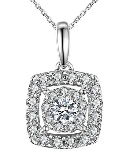 SQUARE SHAPE DIAMOND PENDANT (TP1418)