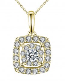 SQUARE SHAPE DIAMOND PENDANT (TP1418)