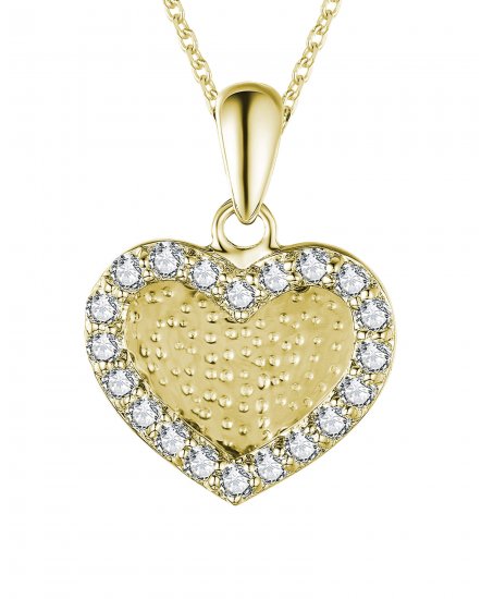 HEART DIAMOND PENDANT (TP1434)