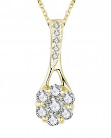 FLORAL STYLE DIAMOND PENDANT (TP1450)