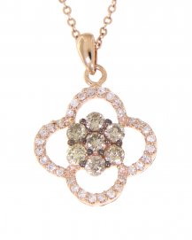 CLOVER STYLE DIAMOND PENDANT (TP1455)