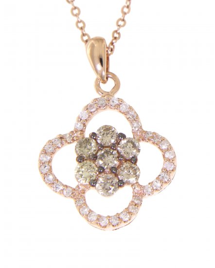 CLOVER STYLE DIAMOND PENDANT (TP1455)
