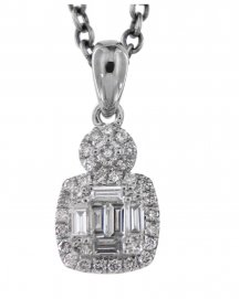 BAGUETTE DIAMOND PENDANT (TP1464)