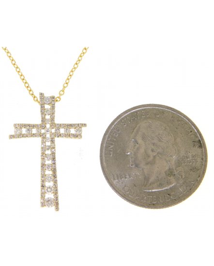 CROSS DIAMOND PENDANT (TP1472)