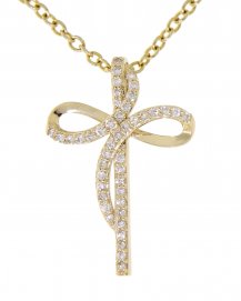 CROSS DIAMOND PENDANT (TP1474)