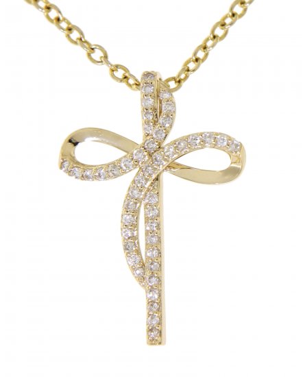 CROSS DIAMOND PENDANT (TP1474)